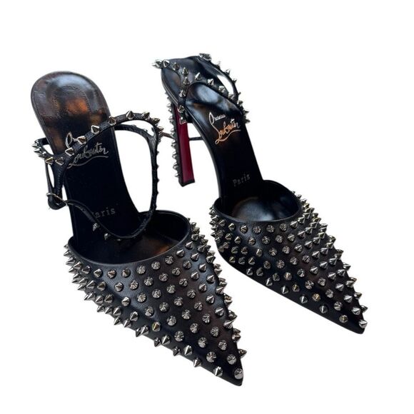 NWT Christian Louboutin Condora Riviera Spikes 100mm (40/10) - Picture 3 of 9